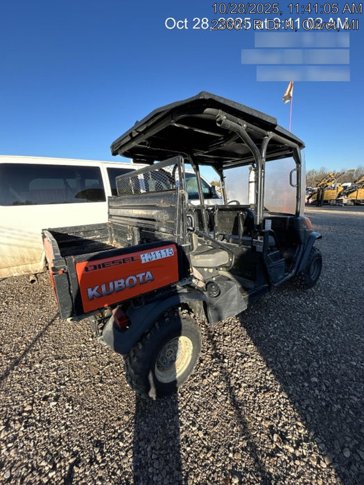 2020 Kubota RTV-X1140W-H 4WD, LED Strobe, Windshield Acrylic Clear, Plastic Canopy, Wire Harness Kit, Backup Alarm