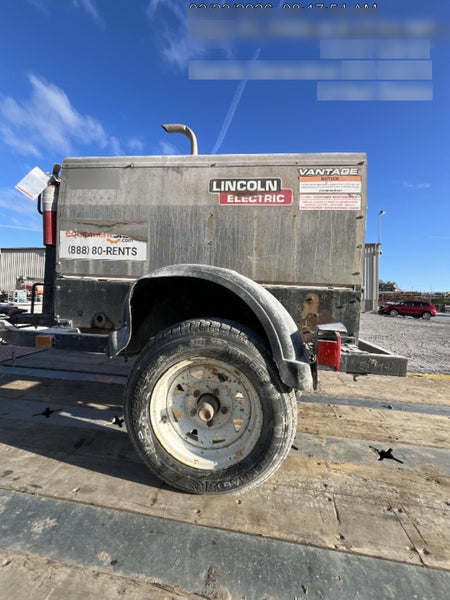 2018 Lincoln Electric Vantage 322 Lincoln Vantage 322 Welder Ready Pak 3 - Vantage 322, Trailer, Fender and light kit, Cable rack