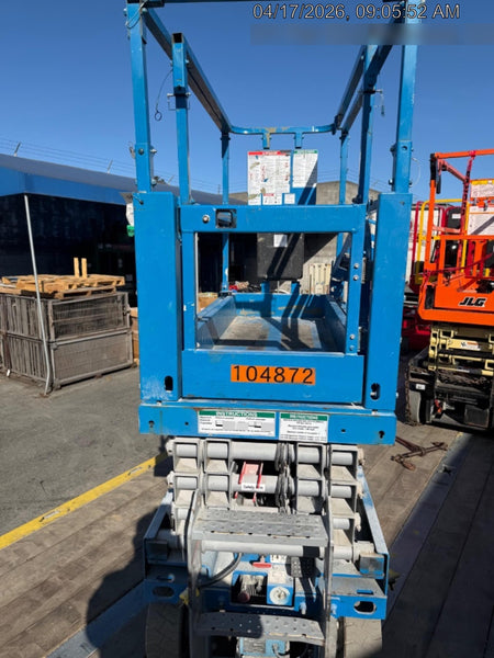 2020 Genie GS-1930 Solid Non Marking Tires, Beacon, Folding rails with half height swing gate, 800W Inverter