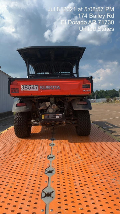 Kubota RTV-X1140W-H 4wd Utility Cart, LED Strobe, Windshield Tempered Glass, Plastic Canopy, Wire Harness Kit, Backup Alarm