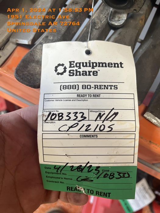 2020 CHICAGO PNEUMATIC CP 1210 S