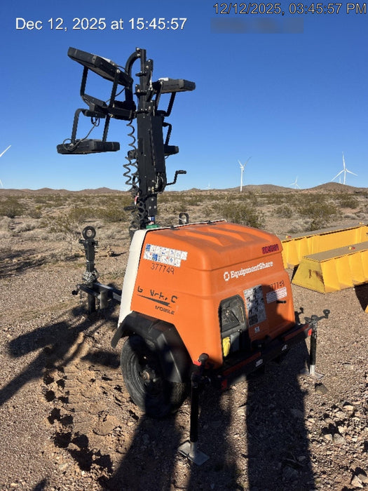 2023 Generac MLT2 Diesel, Flex Switch 120V Input, Powerzone Controller, 
(4) 320W LED Lights, 4kW Generator, 39.9 Gal Fuel Tank, 2" Ball, T3