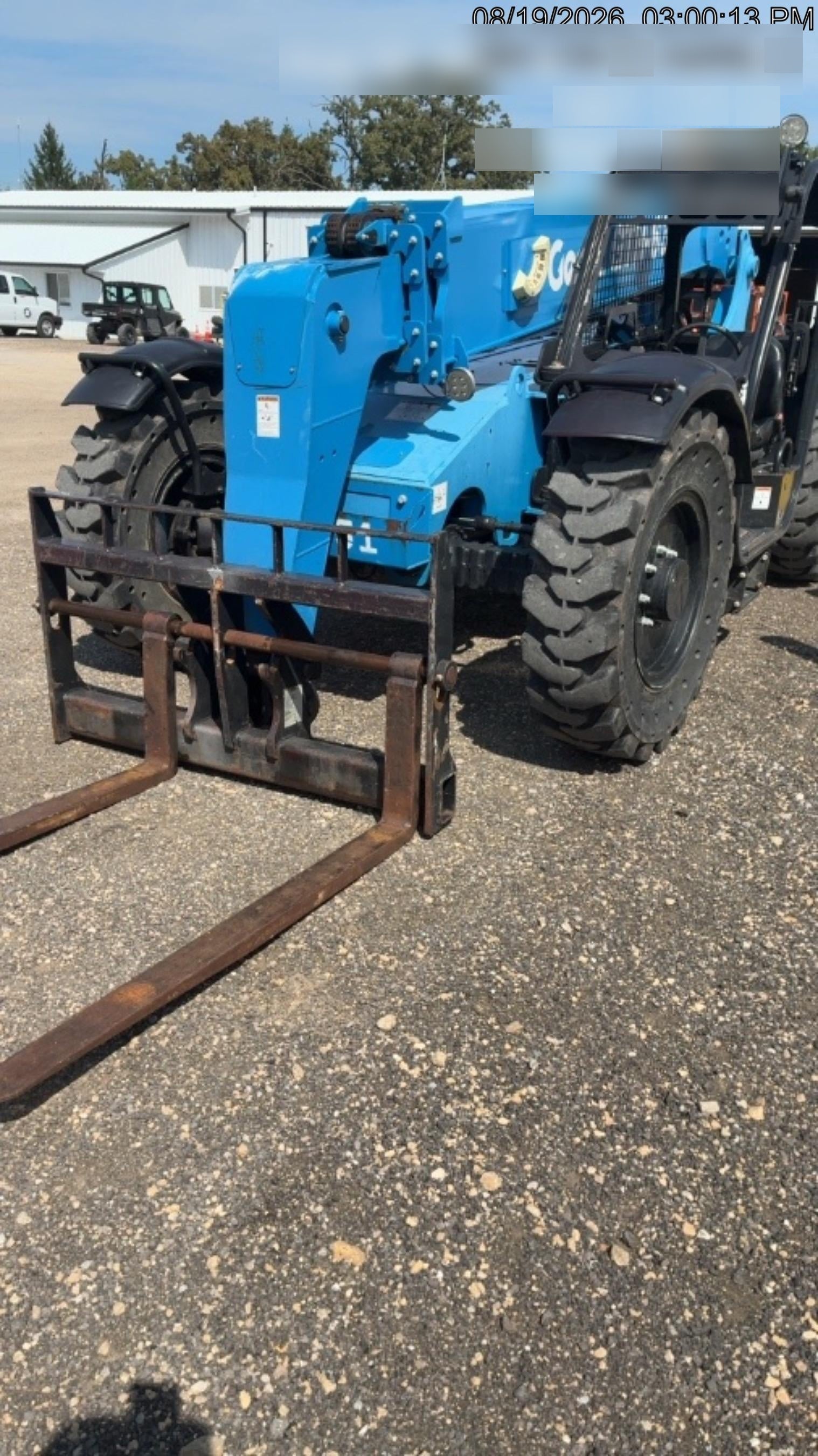 2018 Genie GTH-636 Genie GTH-636 w/Open ROPS, Solid Tires, Work Light/Beacon, 48" Carriage and Forks