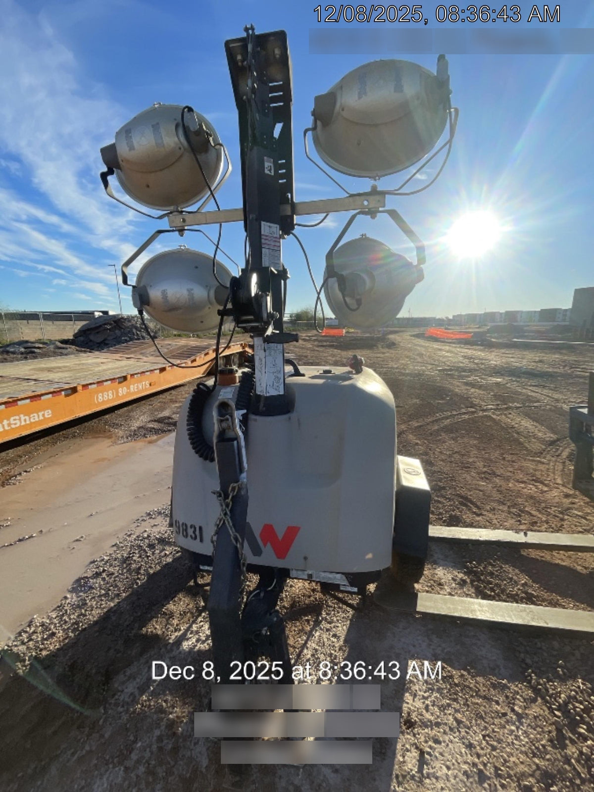 Wacker Neuson LTV6K-MH Wacker Neuson LTV6K Towable Light Tower