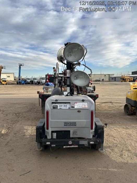 2018 Wacker Neuson LTV6L-MH Wacker Neuson LTV6L Mobile Light Tower w/Fuel Level Sensor Installed