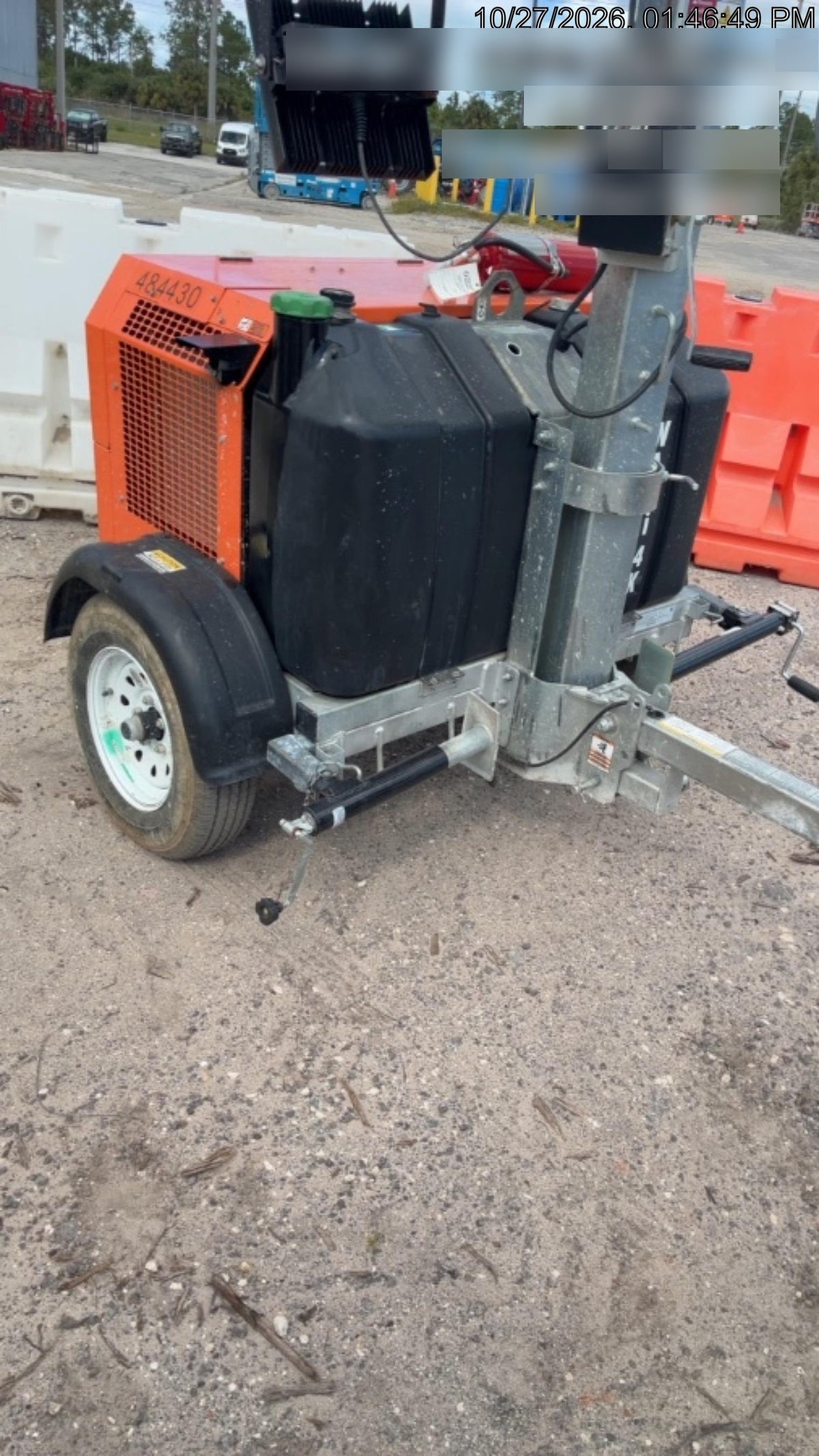 2024 Wanco WLTT-4MM4K Diesel, Mitsubishi L2E, 9.0HP @1800 rpm, Deep Sea Controller, Shore Power Plug, Auto Start, (4) 350W LED Floodlights, 4kW Generator, 60 Gal Fuel Tank, 2" Ball, T3