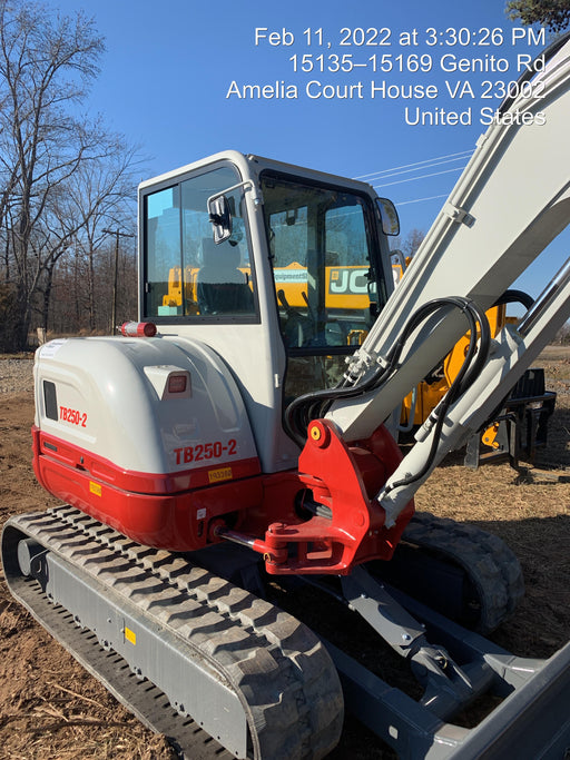 2021 TAKEUCHI TB250-2C
