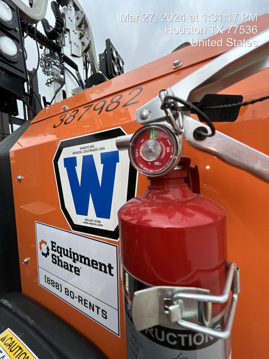 2024 Wanco WLTT-4MM4K Diesel, Deep Sea Controller, Shore Power Plug, Auto Start, (4) 350W LED Floodlights, 4kW Generator, 60 Gal Fuel Tank, 2" Ball, T3