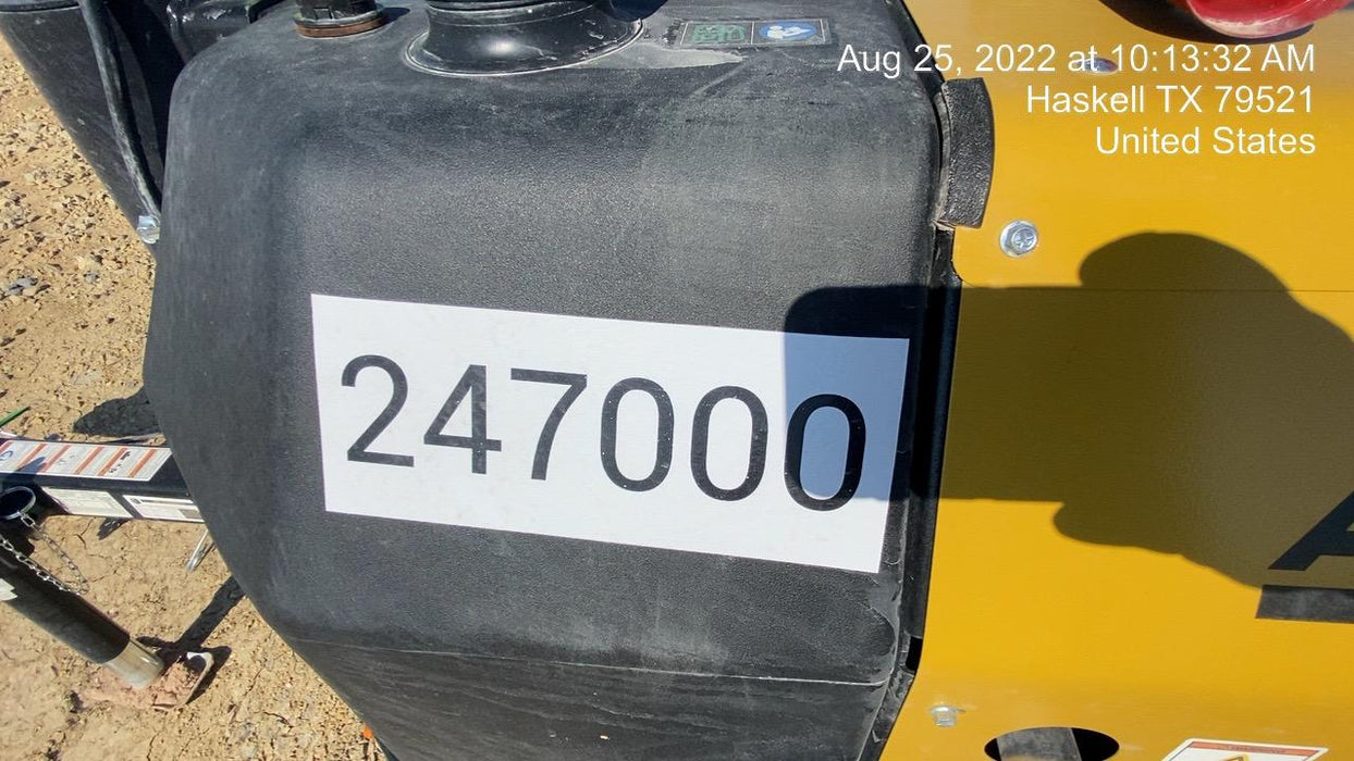 2022 Allmand NLV3GR (4) LED Light Fixture 350W, 23' Vertical Mast, 3kW Prime, Towable, ES Decals, T3