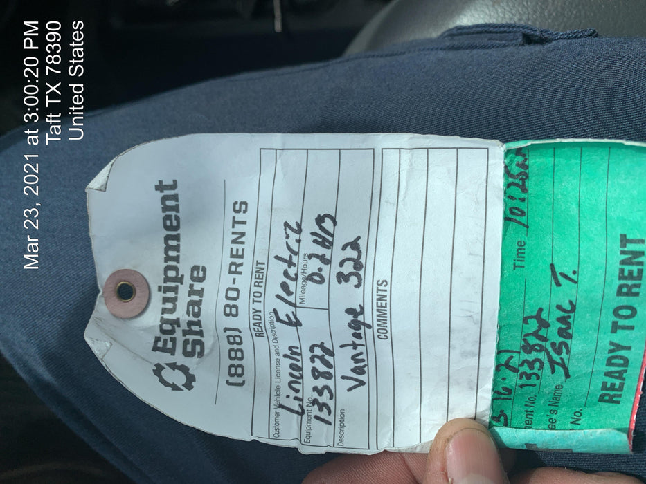 2021 Lincoln Electric Vantage 322 Ready Pak 3