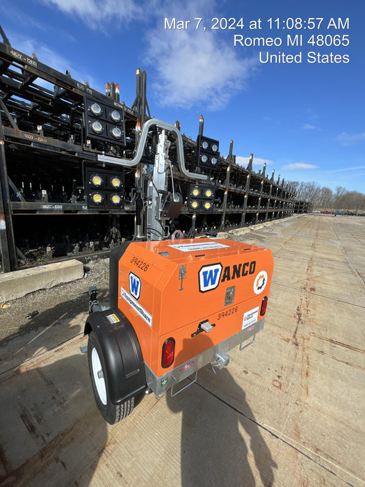 2024 Wanco WLTT-4MM4K Diesel, Deep Sea Controller, Shore Power Plug, Auto Start, (4) 350W LED Floodlights, 4kW Generator, 60 Gal Fuel Tank, 2" Ball, T3