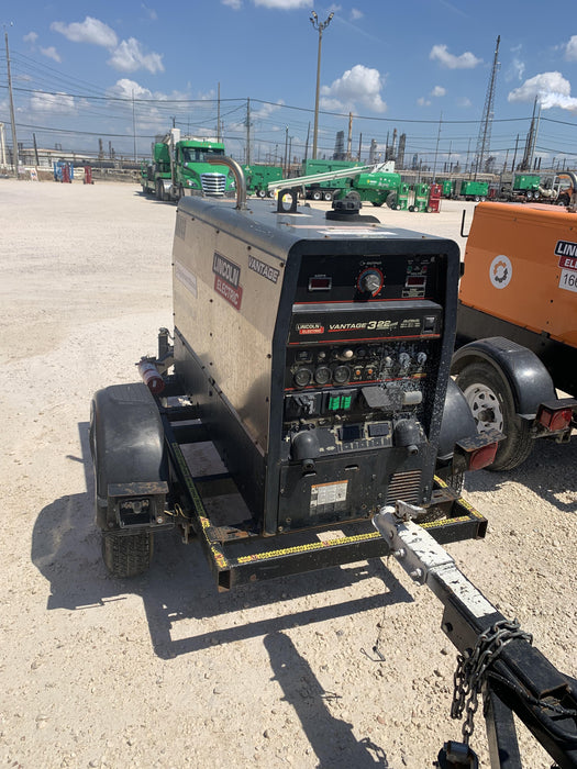 2019 Lincoln Electric Vantage 322 Lincoln Vantage 322 Welder w/Trailer, Light Kit, Cable Rack