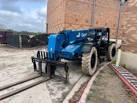 2017 Genie GTH-844 Diesel Engine, Solid Tires, 60" Carriage, Open ROPS