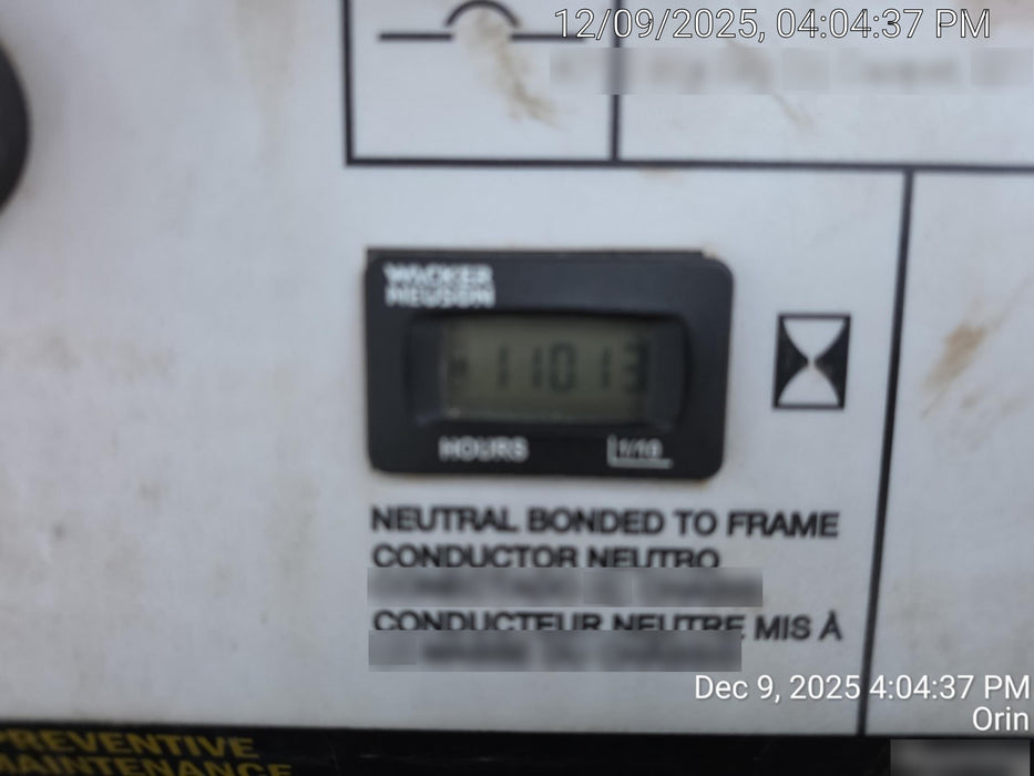 Wacker Neuson LTV6K-MH Wacker Neuson LTV6K Mobile Light Tower w/Fuel Level Sensor Installed