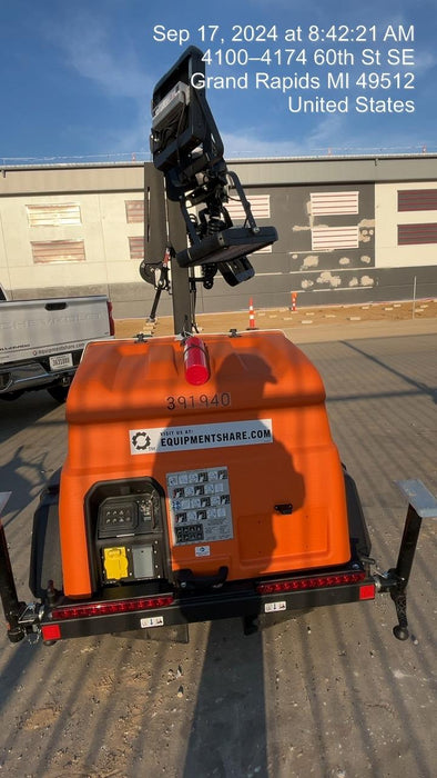 2024 Generac MLT2 Diesel, Flex Switch 120V Input, Powerzone Controller, 
(4) 320W LED Lights, 4kW Generator, 39.9 Gal Fuel Tank, 2" Ball, T3