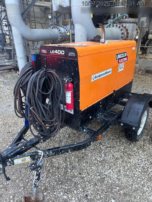 2023 Lincoln Electric LE400 Kubota V1505, Trlr, Cable Rack, Light Kit, ES Decals, T3