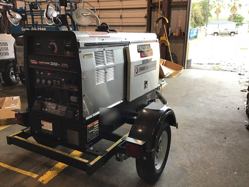 2018 Lincoln Electric Vantage 322 Lincoln Vantage 322 Welder Ready Pak 3 - Vantage 322, Trailer, Fender and light kit, Cable rack