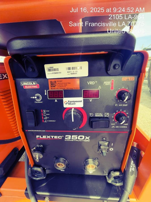 2025 LINCOLN ELECTRIC FLEXTEC 350X