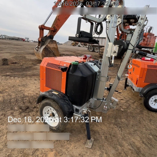 2025 Wanco WLTT-4MM4K Diesel, Mitsubishi L2E, 9.0HP @1800 rpm, Deep Sea Controller, Shore Power Plug, Auto Start, (4) 350W LED Floodlights, 4kW Generator, 60 Gal Fuel Tank, 2" Ball, T3