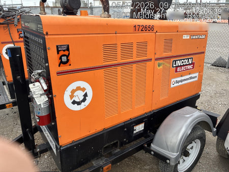 2021 Lincoln Electric Vantage 549X Ready Pak 3, ORANGE (includes trailer, cable rack, fender light kit)