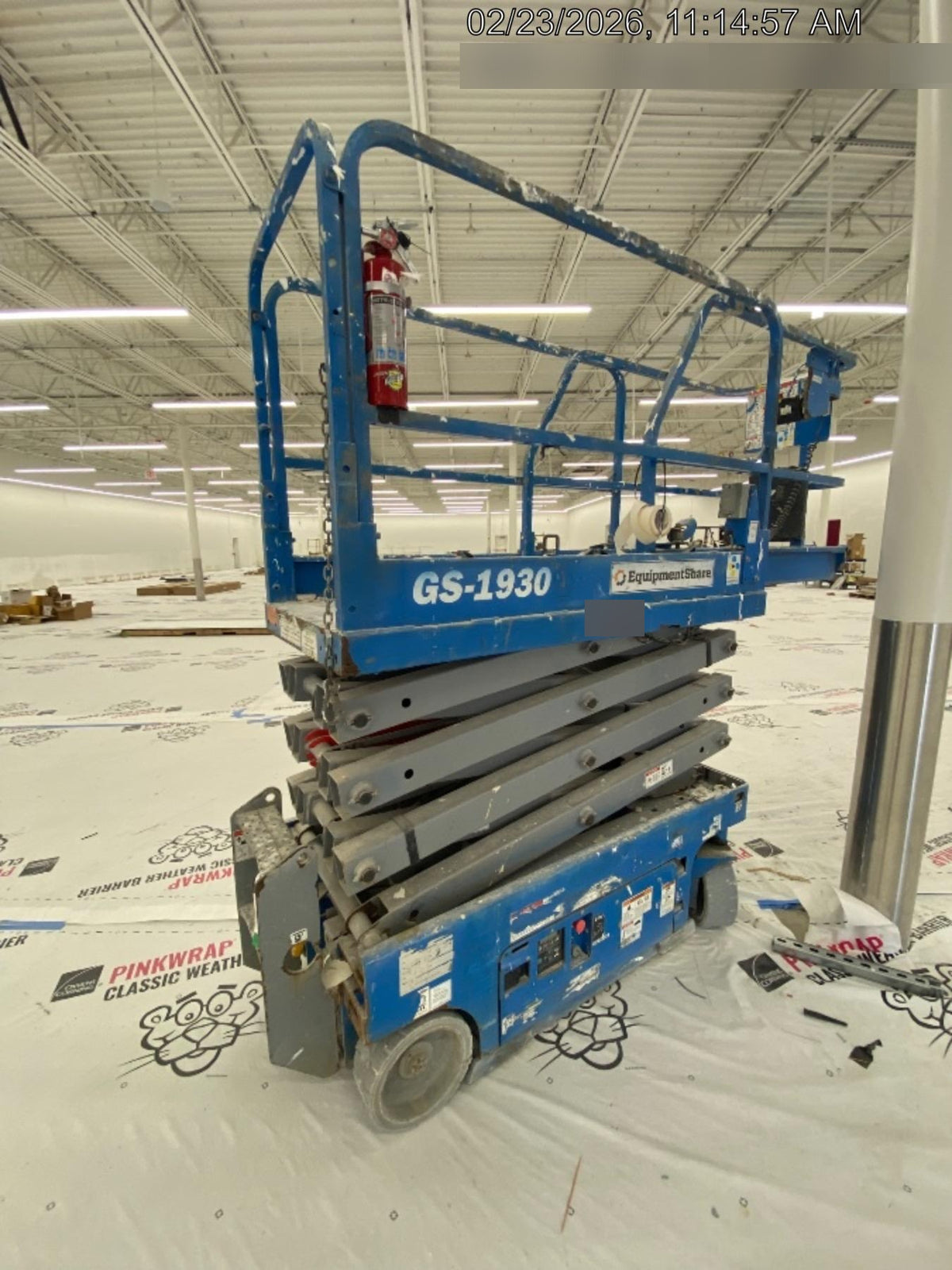 2019 Genie GS-1930 Fixed Rails with Chain Entry