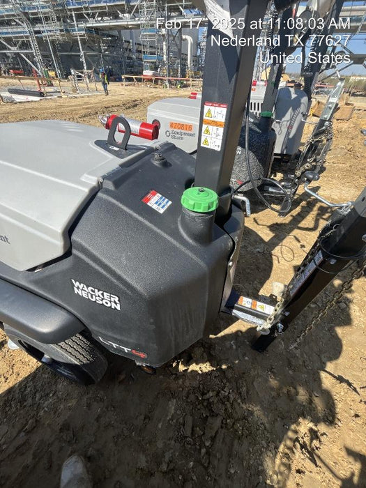 2024 Wacker Neuson LTT4 Diesel, Kohler KDW702, Deep Sea Controller, Auto Start, LED 320W, Bypass Outlet, T3