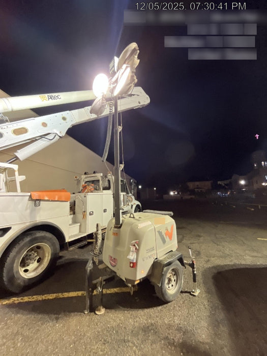 2019 Wacker Neuson LTV6L-MH Wacker Neuson LTV6L Mobile Light Tower w/Fuel Level Sensor Installed