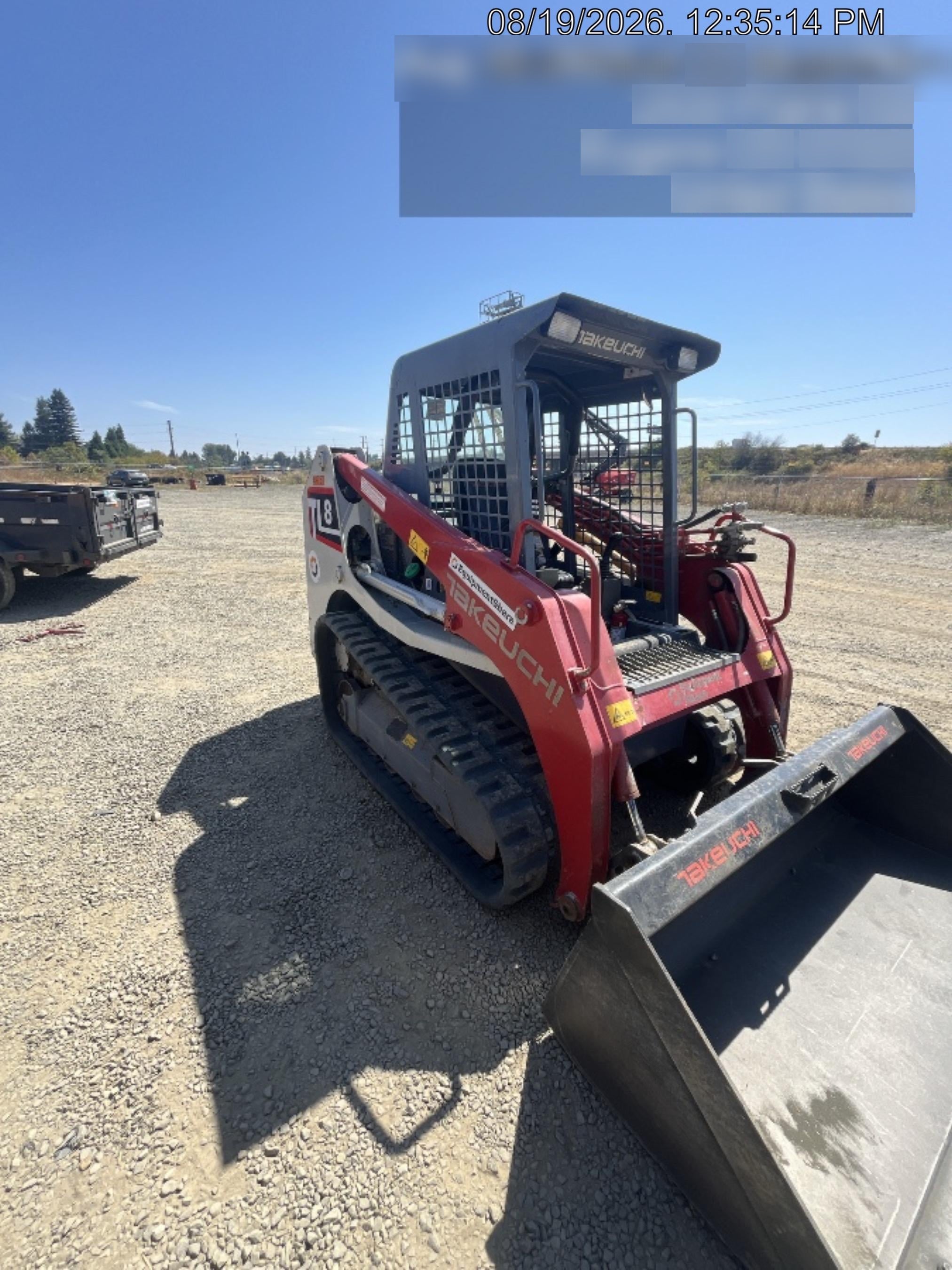 2019 TAKEUCHI TL8W