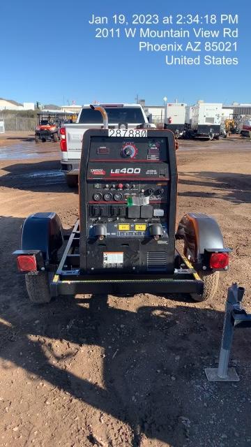 2023 Lincoln Electric LE400 Kubota V1505, Trlr, Cable Rack, Light Kit, ES Decals, T3