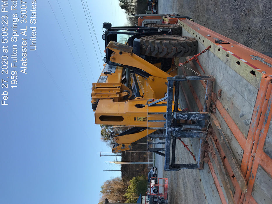 2019 JCB 510-56 Canopy, 74 HP, Solid Tires, STD Worklight, Beacon, Aux Hydraulics, Lifting Eye, Back up Alarm w/66" Carriage/60" Forks