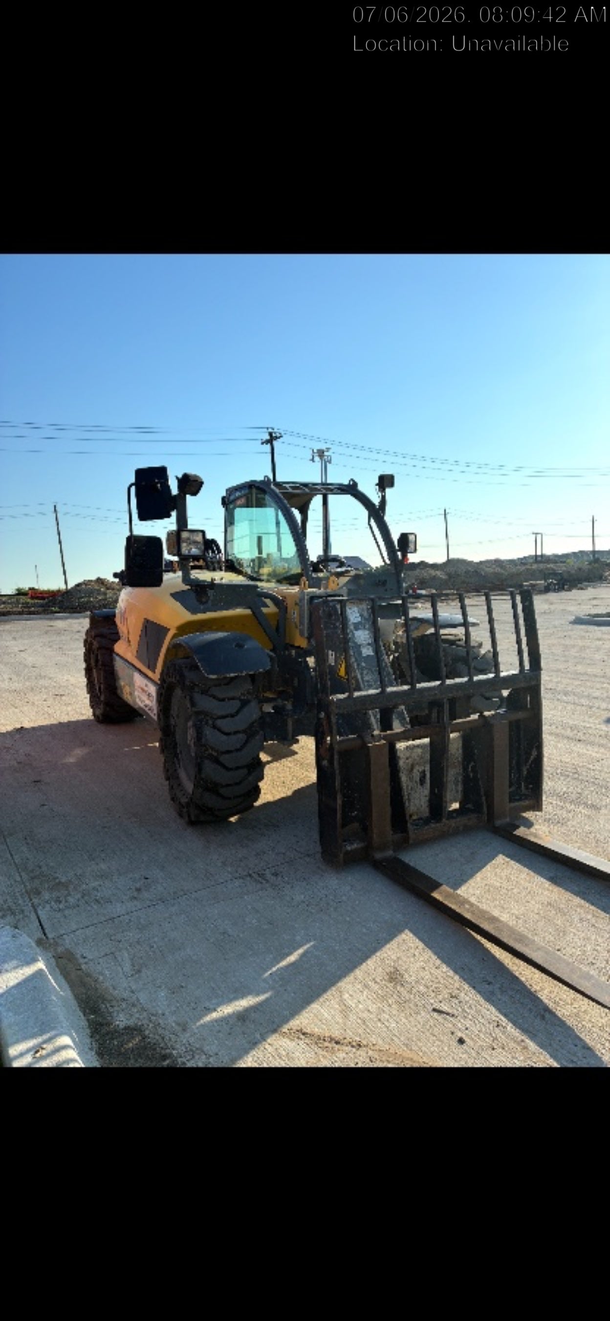 2018 Wacker Neuson TH627 Wacker Neuson TH627 Telehandler w/Canopy, Solid Tires, 48" Carriage and Forks