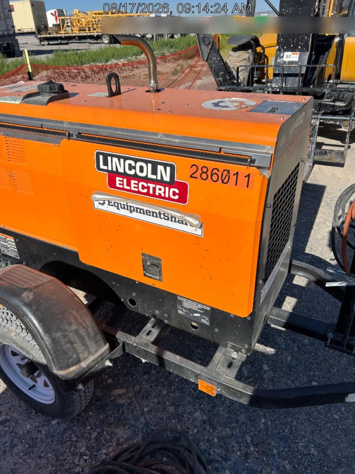 2022 Lincoln Electric LE400 Kubota V1505, Trlr, Cable Rack, Light Kit, ES Decals, T3