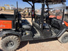 2020 Kubota RTV-X1140W-H Canopy, 4-Seater, Diesel, Windshield Acrylic Clear, LED Strobe, Backup Alarm