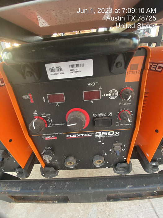 2021 LINCOLN ELECTRIC FLEXTEC 350X