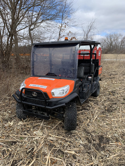 2022 Kubota RTV-X1140W-H Plastic Canopy, Windshield Acrylic Clear, LED Strobe Light, Wire Harness Kit, Back up Alarm