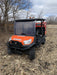 2022 Kubota RTV-X1140W-H Plastic Canopy, Windshield Acrylic Clear, LED Strobe Light, Wire Harness Kit, Back up Alarm