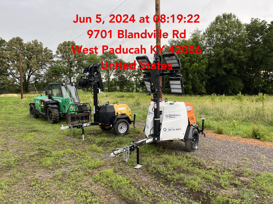 2023 Generac MLT2 Diesel, Flex Switch 120V Input, Powerzone Controller, 
(4) 320W LED Lights, 4kW Generator, 39.9 Gal Fuel Tank, 2" Ball, T3