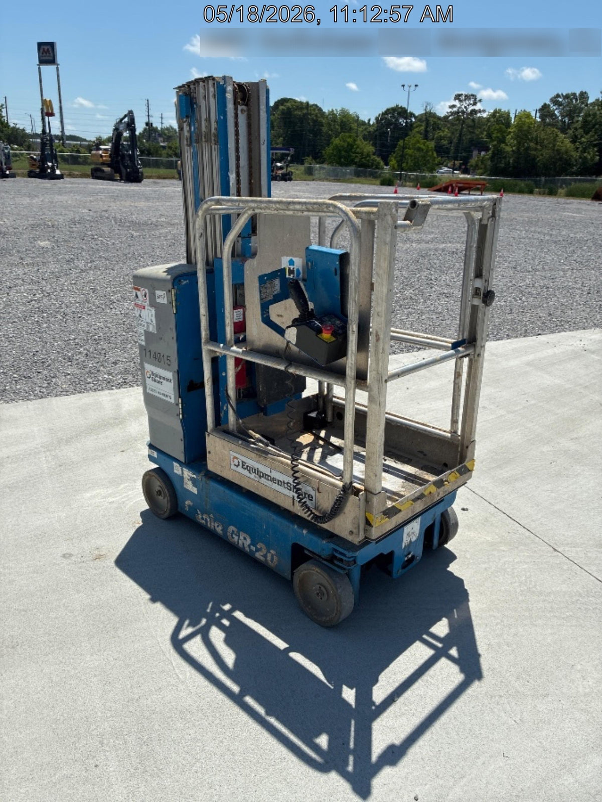 2020 GENIE GR-20
