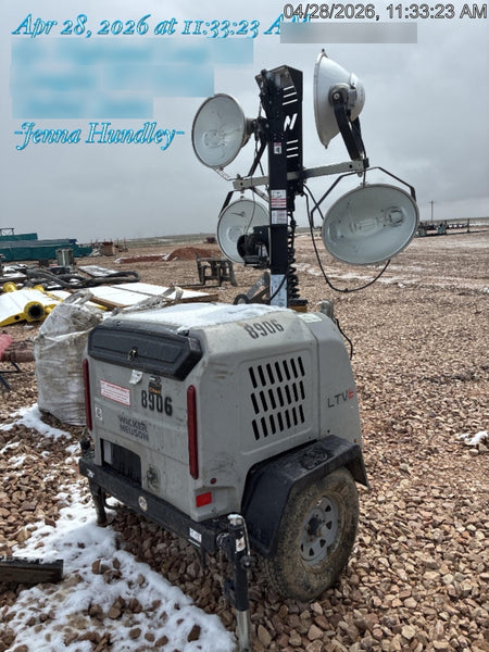 2018 Wacker Neuson LTV6L-MH Wacker Neuson LTV6L Towable Light Tower