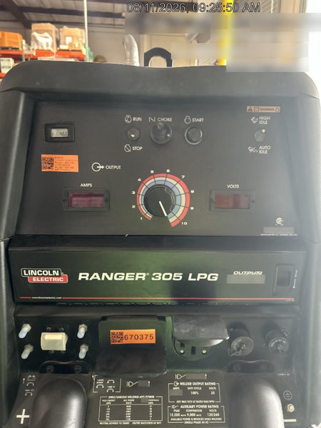 2026 LINCOLN ELECTRIC Ranger 305 LPG