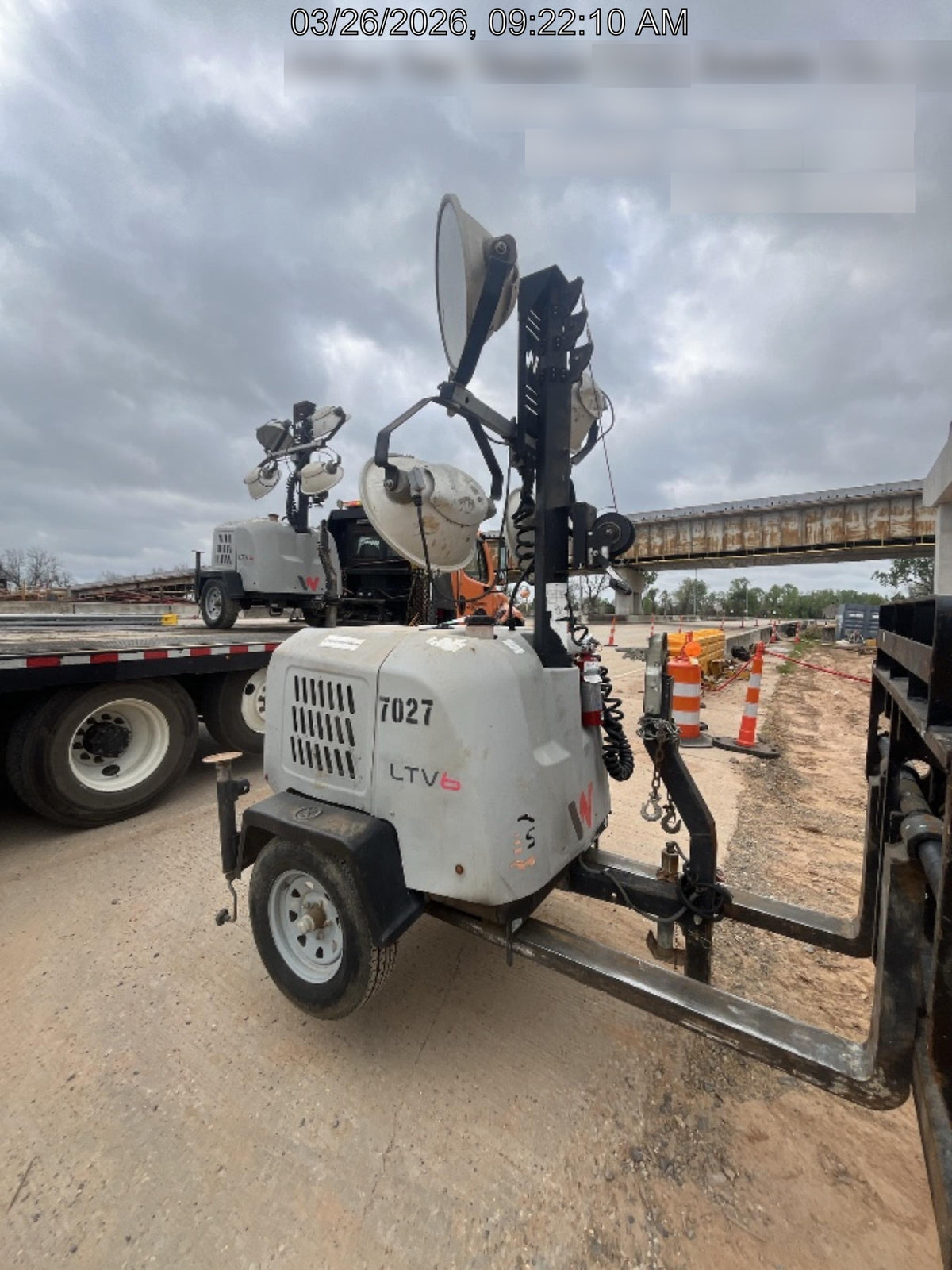 Wacker Neuson LTV6K-MH Wacker Neuson LTV6K Light Tower w/Kubota Engine