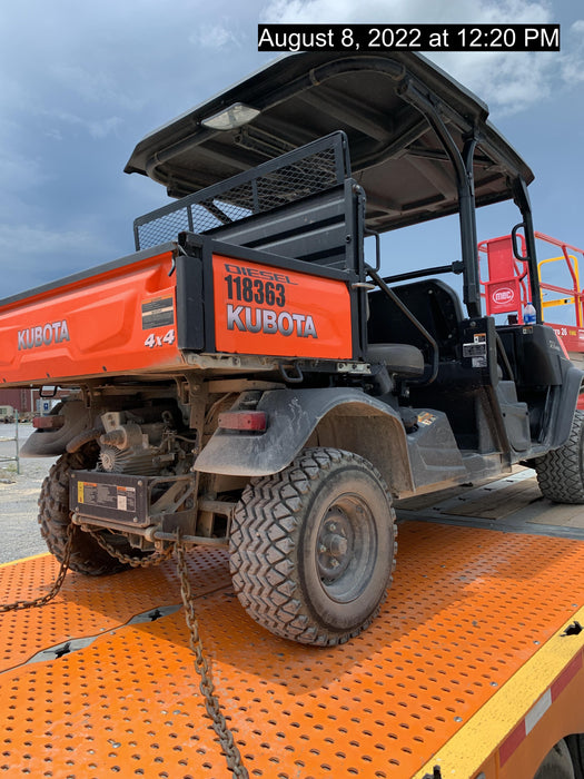 Kubota RTV-X1140W-H Canopy, 4-Seater, Diesel, Windshield Acrylic Clear, LED Strobe, Backup Alarm