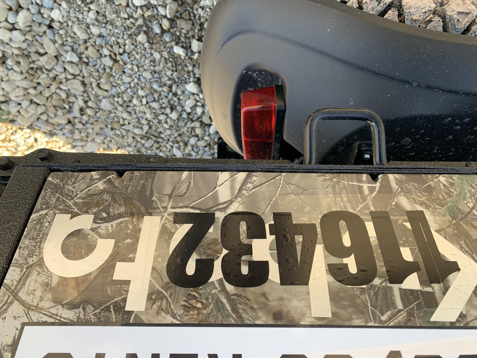 2020 Kubota RTV-X1140 CAMO, CANOPY, STROBE, BACK UP ALARM, WINDSHIELD, FIRE EXT