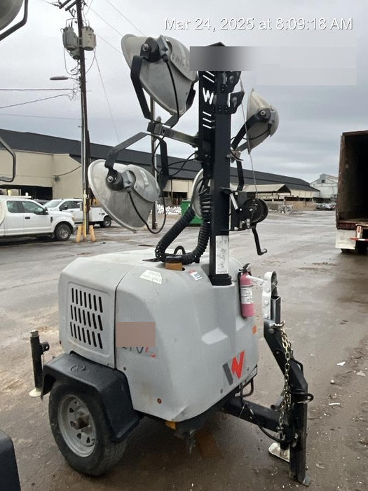 2019 Wacker Neuson LTV6L-MH Wacker Neuson LTV6L Mobile Light Tower w/Fuel Level Sensor Installed