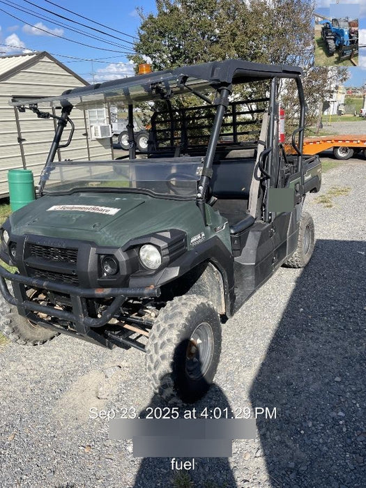 Kawasaki MULE PRO-DX Kawasaki Mule 4x4 Diesel UTV w/Hard Top, Windshield, Beacon, Backup Alarm, ES Keypad/Hardware Installed
