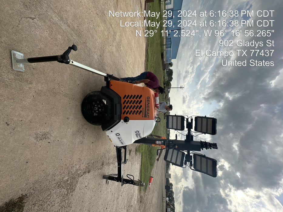 2024 Generac MLT2 Diesel, Flex Switch 120V Input, Powerzone Controller, 
(4) 320W LED Lights, 4kW Generator, 39.9 Gal Fuel Tank, 2" Ball, T3