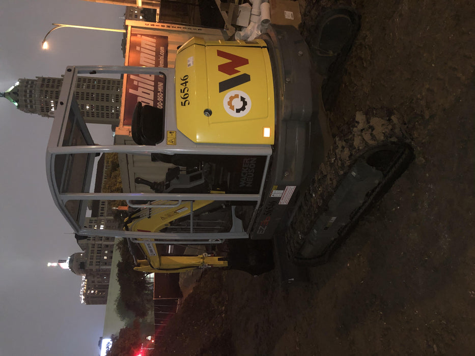 2020 Wacker Neuson EZ36 MX,TRK,LONG,CANOPY w/QC Coupler, 12"/18"/24" HD Buckets