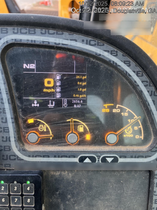 2020 JCB 510-56 Canopy, Solid Tires, Work Lights, Beacon, Aux Hydraulics, Back up Alarm, Lifting Eye, ES Decals