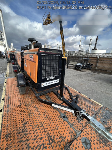 2021 Lincoln Electric Vantage 549X Ready Pak 3, ORANGE (includes trailer, cable rack, fender light kit)