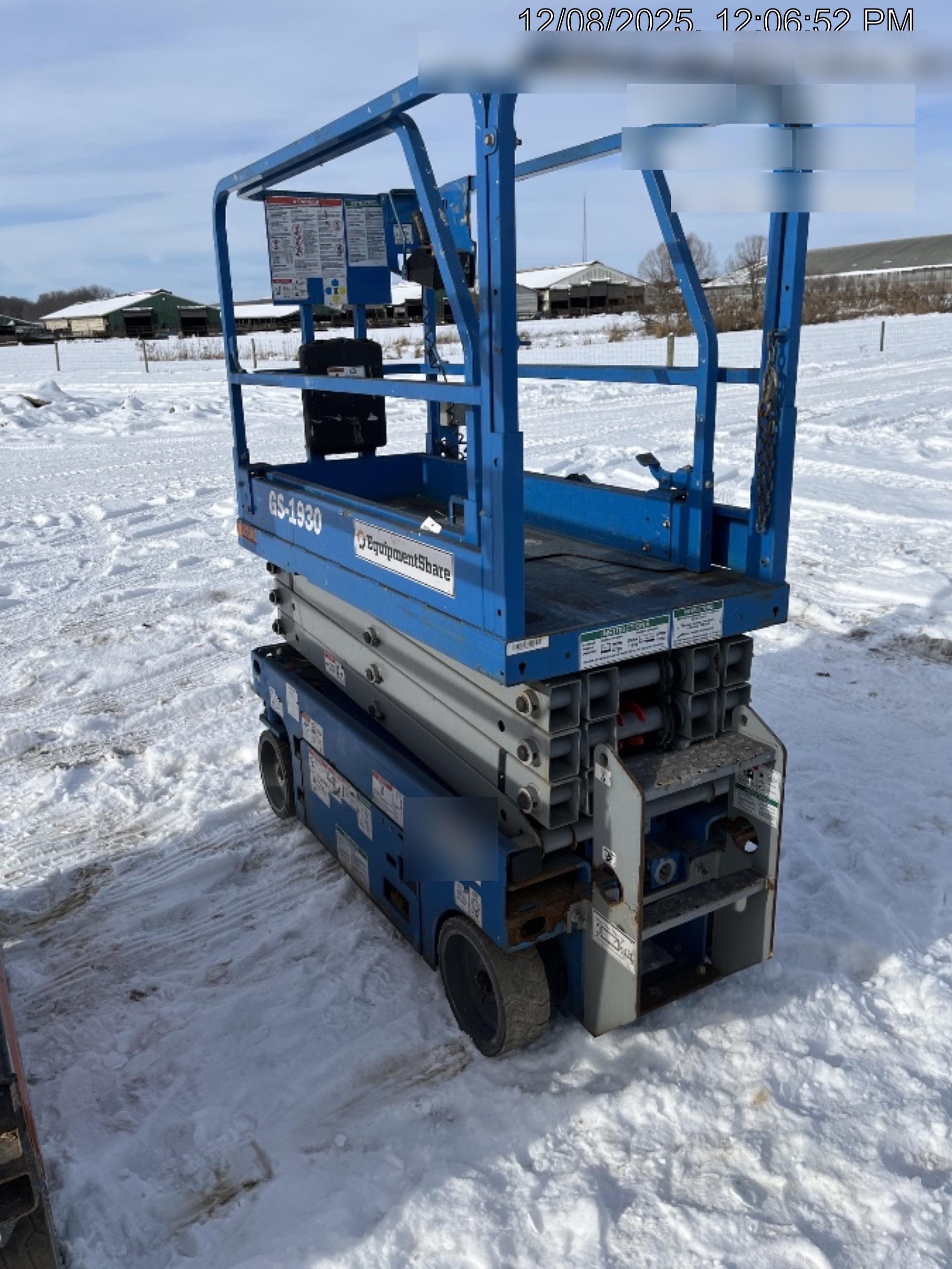 2020 Genie GS-1930 Fixed rails with chain entry gate - Pre A92.20